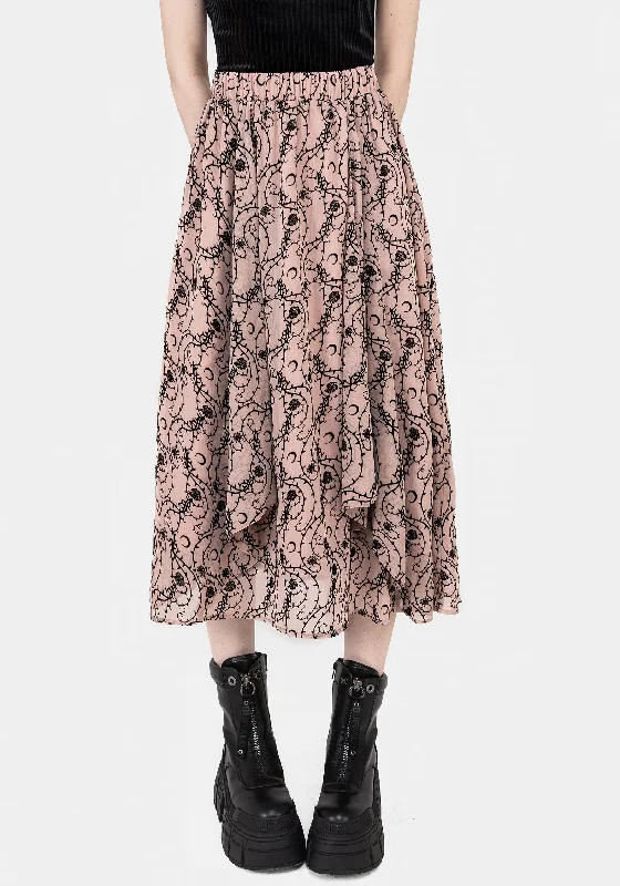Skirts for a movie premiere Rosethorn Ruffle Midi Skirt