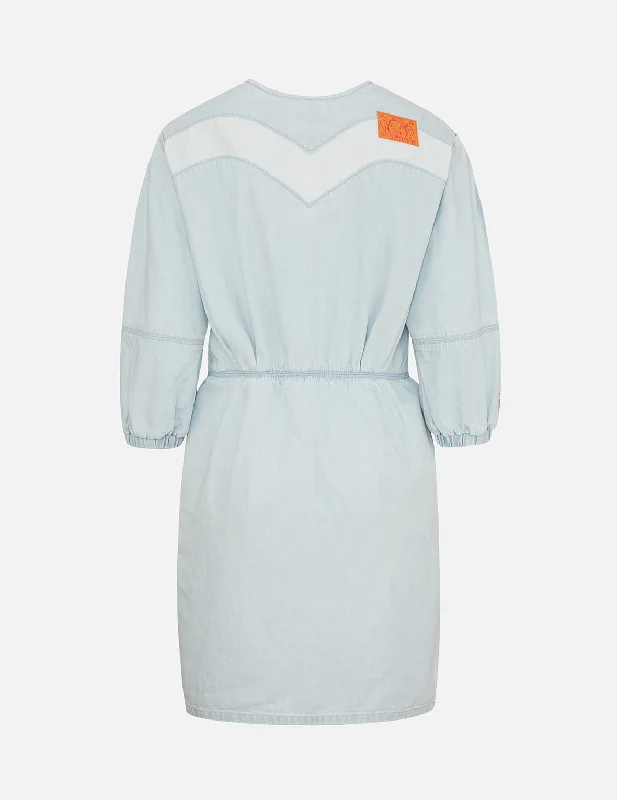 Plus size casual skirts for women Daicock Insert Denim Dress