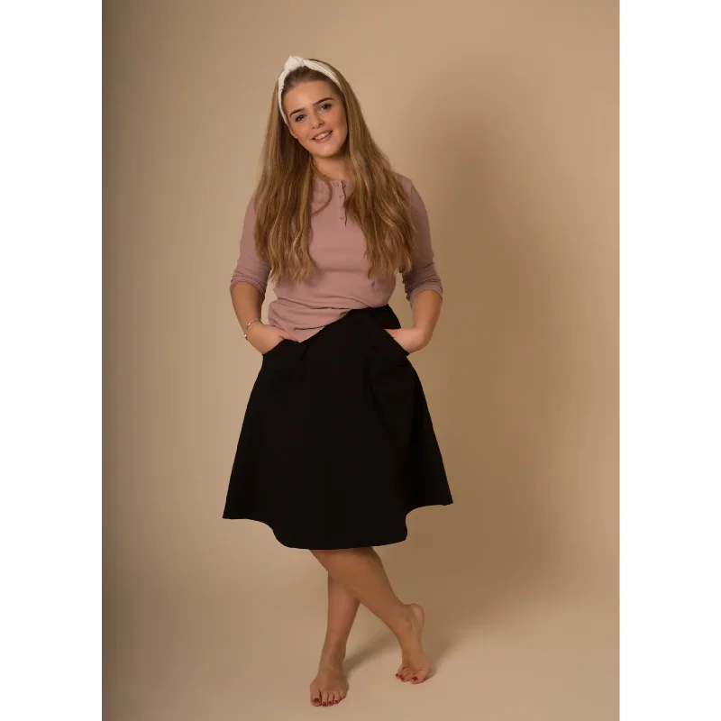 Skirts for cocktail parties Women's A-line Skirt with Pockets