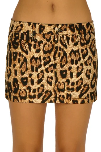 Skirts for a business trip Mini Skirt Leopard Print