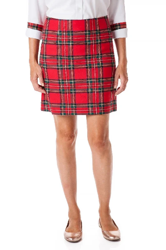 Skirts with a scalloped hem Ali Skirt Stretch Twill Royal Stewart Tartan Plaid