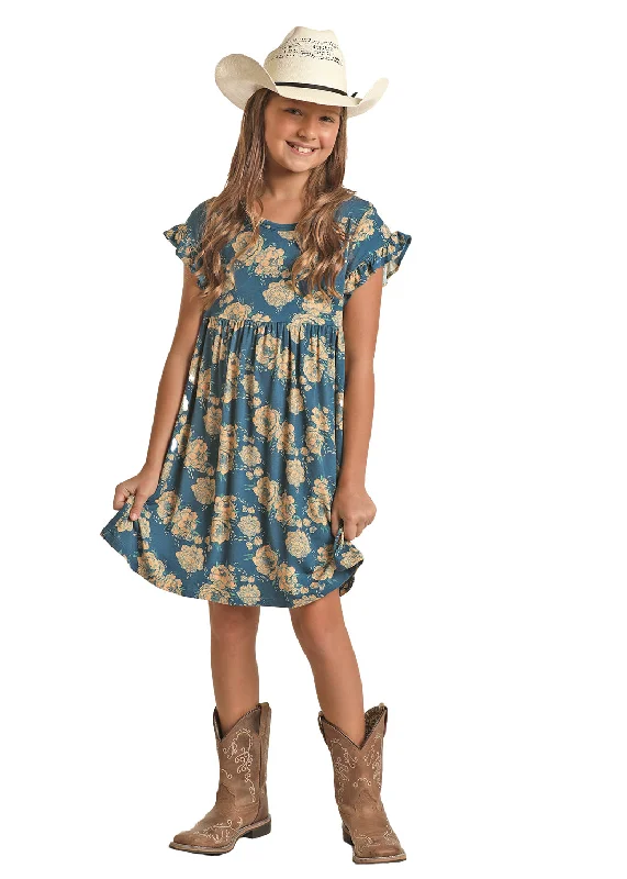 Printed organza skirts for a special occasion Girl's Rock & Roll Cowgirl Dress #RRGRD1R17N