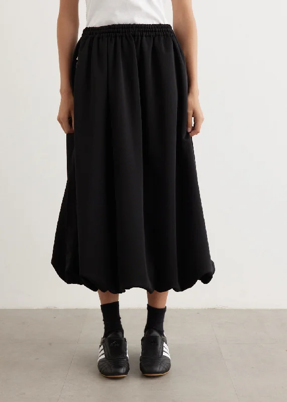 Linen blend skirts for breathability Balloon Track Skirt