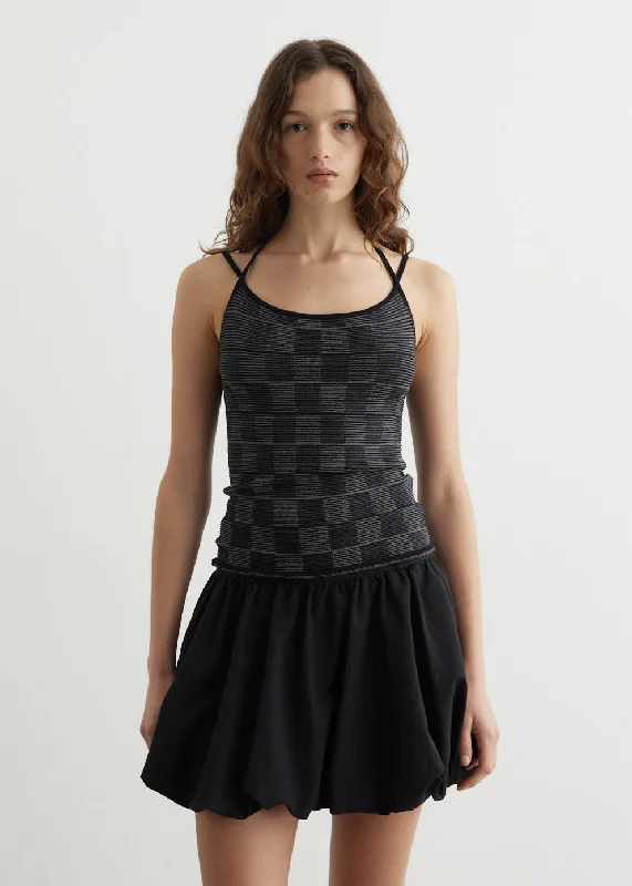Skirts with a pom - pom trim Oryx Bubble Mini Skirt