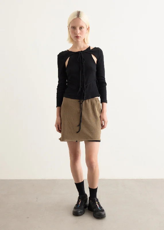 Skirts with a patchwork pattern Veil Skirt