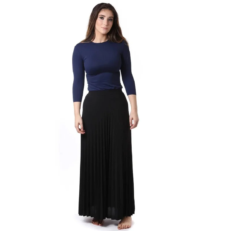 Skirts for a garden party Women's Floaty Pleats Slinky Skirt