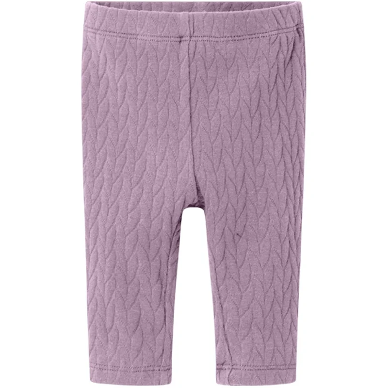 Women's Tight Trousers with Elastic Waistband in Black for Easy and Comfortable WearName it Lavender Mist Solie Quilt Leggings Women's Tight Trousers with Elastic Waistband in Black for Easy and Comfortable WearName it Lavender Mist Solie Quilt Leggings