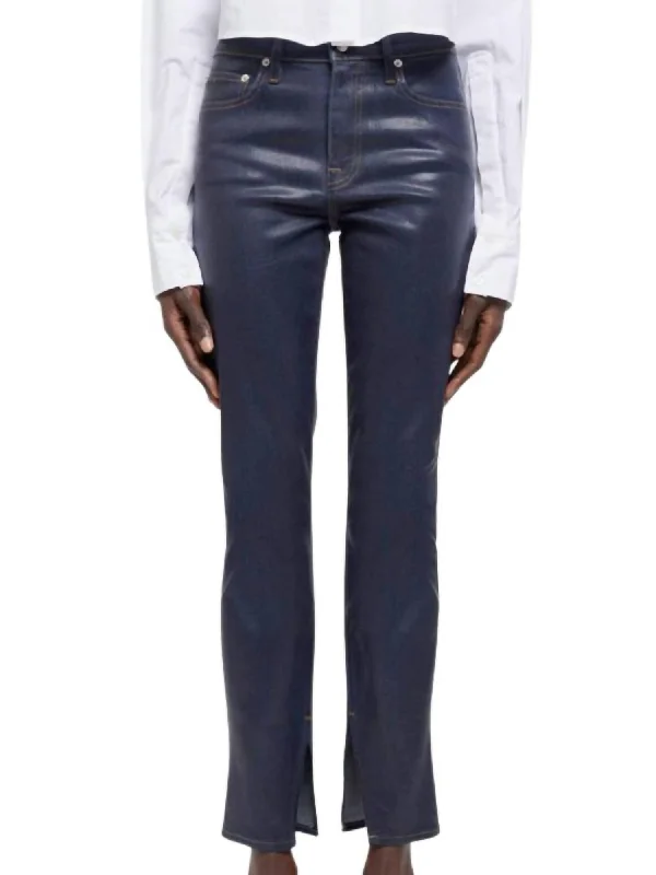 Plus Size Women's Snake - Print Tight Trousers in Brown and Black for a Bold Fashion StatementRae High Rise Skinny Denim In Coated Indigo Plus Size Women's Snake - Print Tight Trousers in Brown and Black for a Bold Fashion StatementRae High Rise Skinny Denim In Coated Indigo