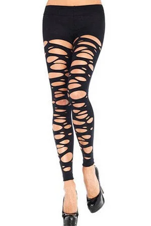 Erotic Tattered Leggings