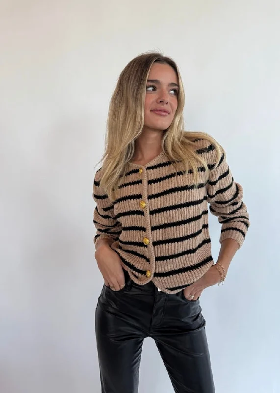 KELLY STRIPED CARDIGAN