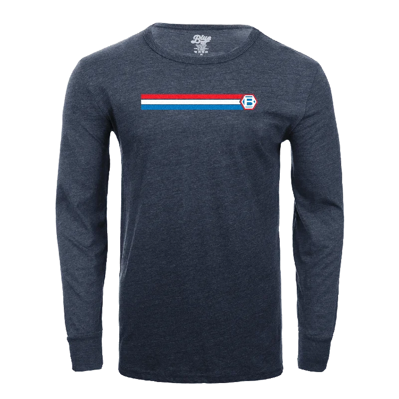 Bettinardi American Stripes Navy Long Sleeve Tee