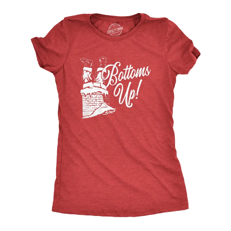 Tie - Dye Women T Shirt with a Bohemian VibeBottoms Up Women's T Shirt