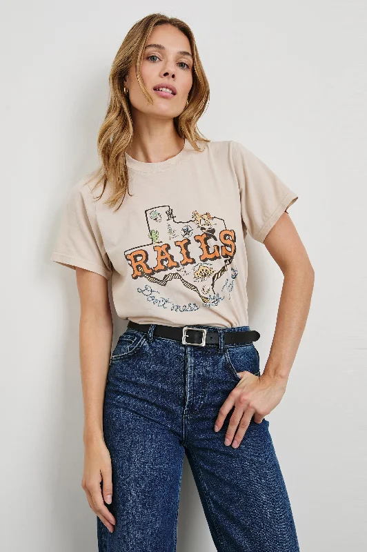 Sleeveless Women's Silk - Trimmed Sweaters for SummerBOYFRIEND T-SHIRT - RAILS TEXAS Sleeveless Women's Silk - Trimmed Sweaters for SummerBOYFRIEND T-SHIRT - RAILS TEXAS