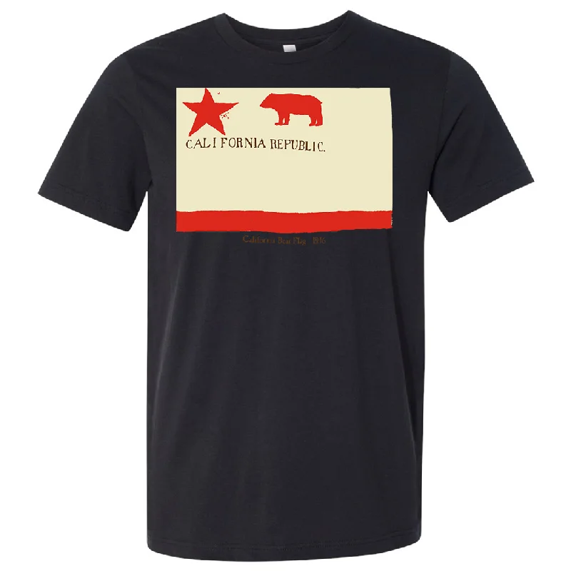 Plus Size Women T Shirt for a Comfortable and Flattering FitCalifornia Republic Bear Flag 1846 Asst Colors Mens Lightweight Fitted T-Shirt/tee