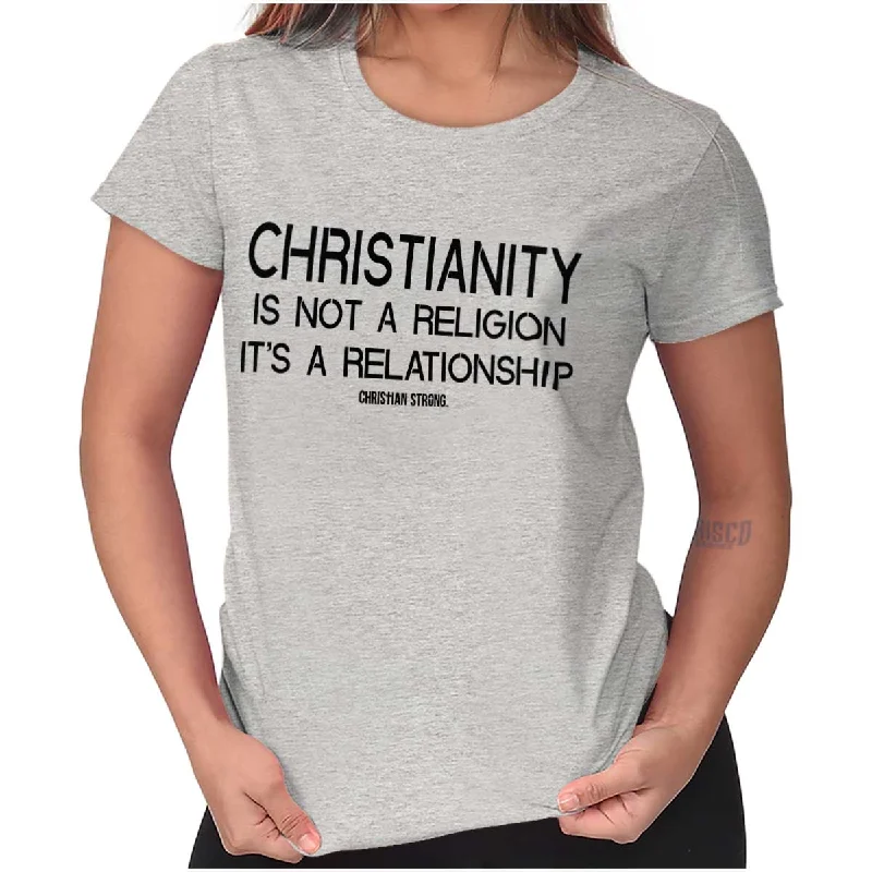 Floral Print Women T Shirt for a Feminine TouchChristianity Ladies T Shirt