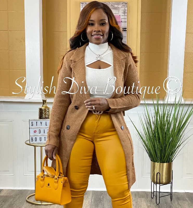 Cropped Women's Angora Blend Sweaters for a Trendy LookClassic Sweater Jacket (Caramel) Cropped Women's Angora Blend Sweaters for a Trendy LookClassic Sweater Jacket (Caramel)