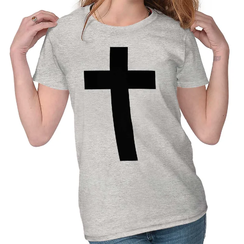 Plus Size Women T Shirt for a Comfortable and Flattering FitCross Ladies T Shirt
