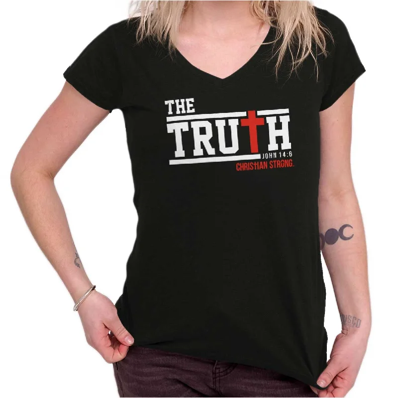 Cross Truth Junior Fit V-Neck T Shirt