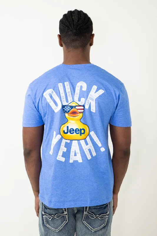 Moisture - Wicking Women T Shirt for Active LifestylesJeep Duck Yeah T-Shirt in Blue | 3375-ROYALBLUE