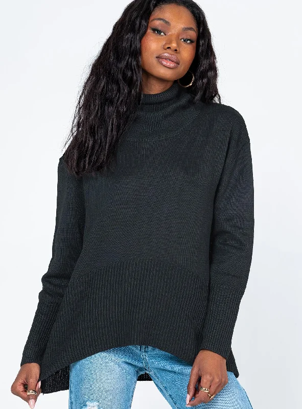 Larnee Turtleneck Sweater Black