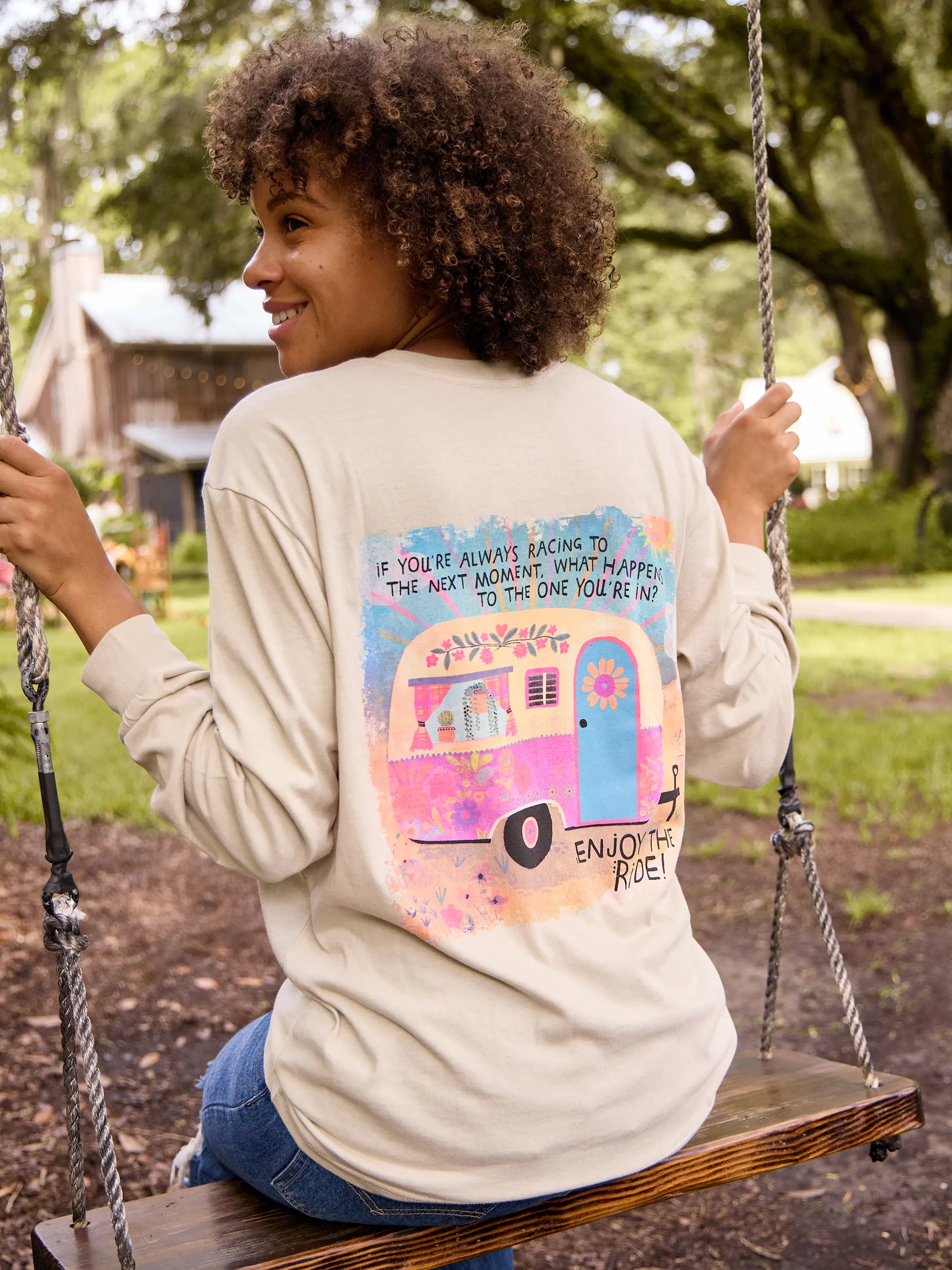 High - Low Hem Women's Cashmere - Blended SweatersLong Sleeve Cotton Comfy Tee Shirt - If You're Always Racing High - Low Hem Women's Cashmere - Blended SweatersLong Sleeve Cotton Comfy Tee Shirt - If You're Always Racing