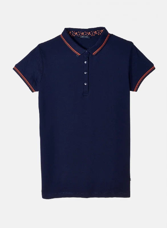 Striped Women T Shirt in a Classic PatternWomens Blue Plain T-Shirt