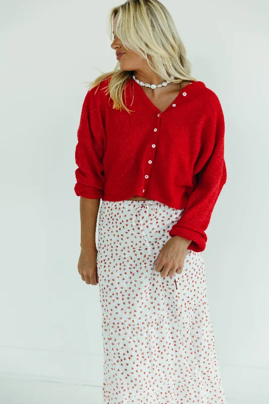 Noel Cardigan - Red