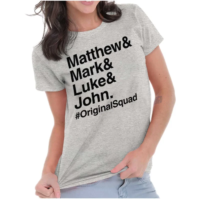Sheer Women T Shirt for a Stylish and Alluring LookOriginal Saint Squad Ladies T Shirt