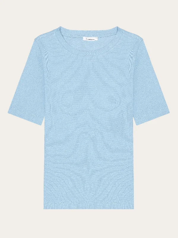Sequined Women T Shirt for a Sparkly Night OutRib t-shirt - Glacier Lake
