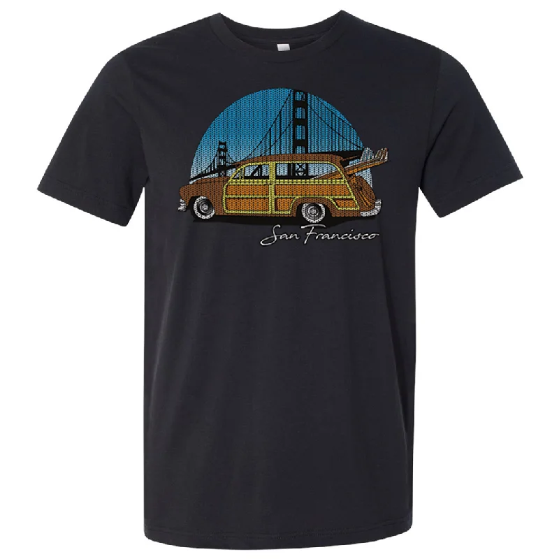 San Francisco Knit Style Woody Asst Colors Mens Lightweight Fitted T-Shirt/tee