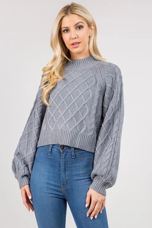 Plus Size Women's Oversized Chunky Knit SweatersShannon Sweater