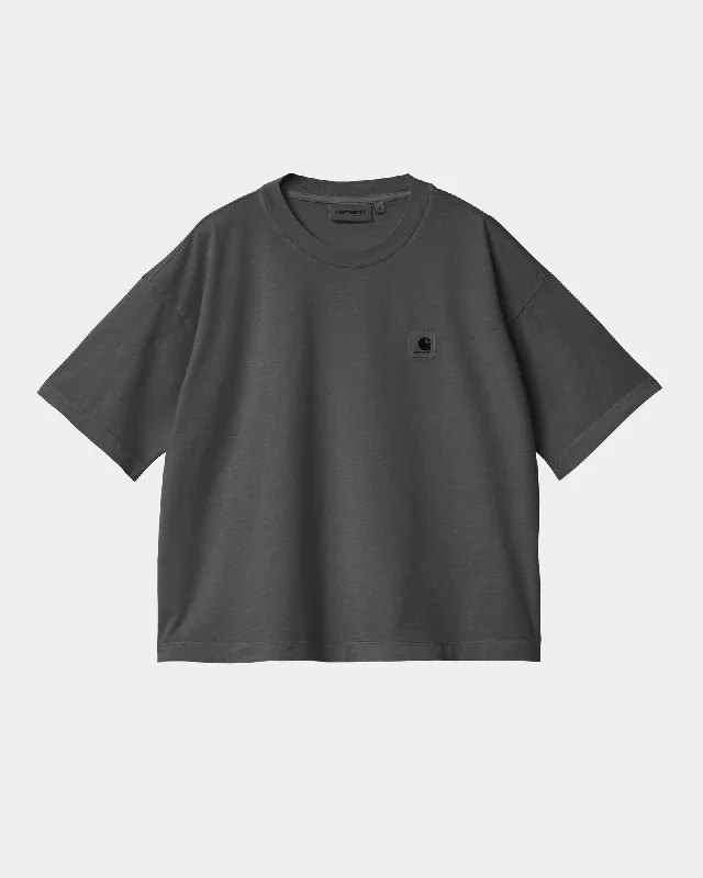 Embroidered Women T Shirt with Intricate DetailsWomen’s Nelson T-Shirt | Graphite