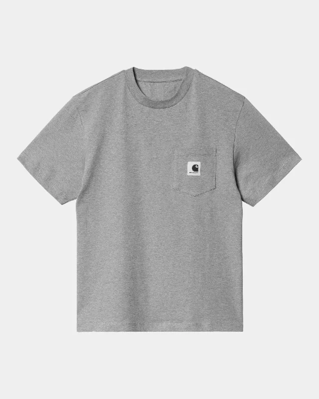 Moisture - Wicking Women T Shirt for Active LifestylesWomen’s Pocket T-Shirt | Grey Heather