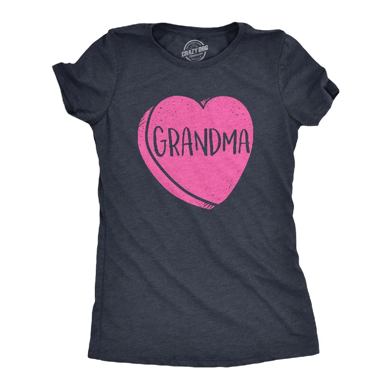 Grandma Candy Heart Women's T Shirt