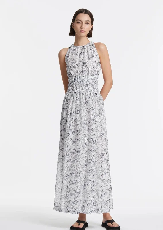 Strapless Women Dress with a Built - in Bra for Comfort and SupportCaprice Cross Back Gown Ivory Strapless Women Dress with a Built - in Bra for Comfort and SupportCaprice Cross Back Gown Ivory