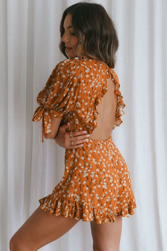 Sheath Women Dress with a Tailored Fit for a Professional LookFrancine Short Sleeve Tied Bust Romper Floral Orange Sheath Women Dress with a Tailored Fit for a Professional LookFrancine Short Sleeve Tied Bust Romper Floral Orange