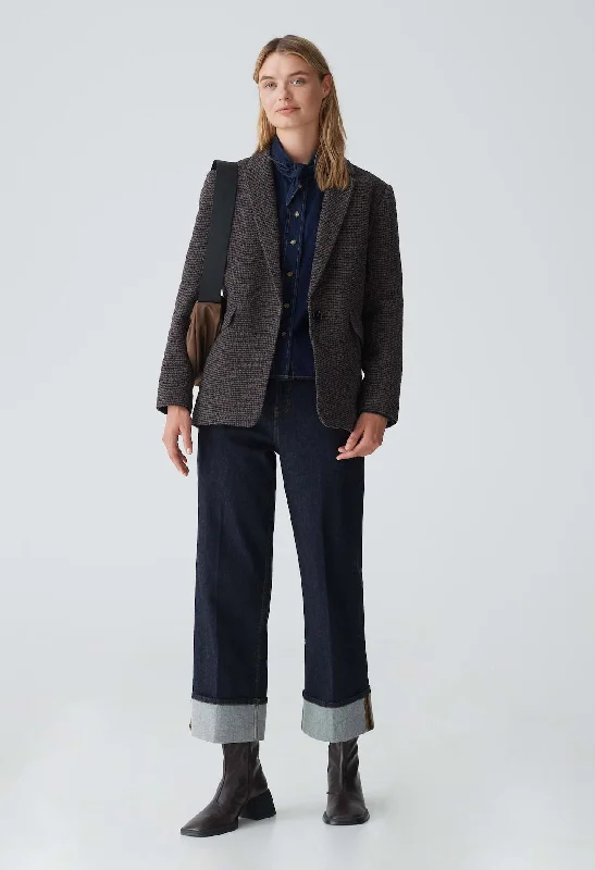 Plus Size Women's Embroidered Blazers in Floral Patterns for a Feminine TouchJendala Wool Blazer Plus Size Women's Embroidered Blazers in Floral Patterns for a Feminine TouchJendala Wool Blazer
