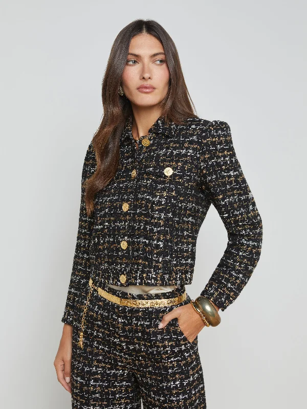 Women's Belted Blazers in Camel Color for a Sophisticated OutfitKasey Tweed Jacket Women's Belted Blazers in Camel Color for a Sophisticated OutfitKasey Tweed Jacket