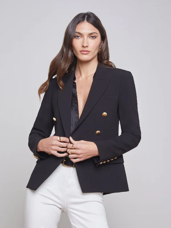 Plus Size Women's Military - Inspired Blazers with Gold Accents for a Bold LookKenzie Blazer Plus Size Women's Military - Inspired Blazers with Gold Accents for a Bold LookKenzie Blazer