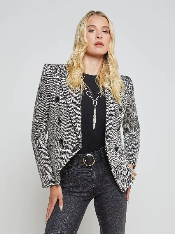 Women's Peplum Blazers in Emerald Green for a Stylish Work AttireMarie Tweed Blazer Women's Peplum Blazers in Emerald Green for a Stylish Work AttireMarie Tweed Blazer