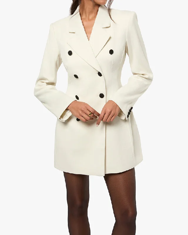 Single - Breasted Women's Linen Blend Blazers in Earth Tones for Casual WearPeplum Blazer Mini Dress Single - Breasted Women's Linen Blend Blazers in Earth Tones for Casual WearPeplum Blazer Mini Dress