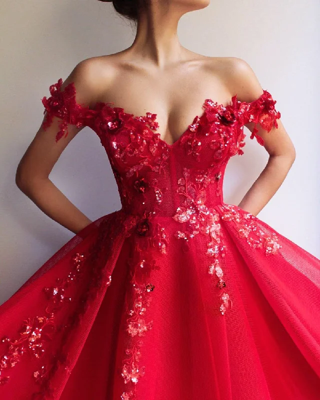 Princess Carmine Gown