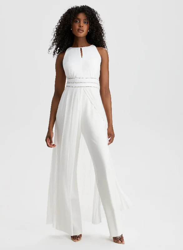 Ruffled Women Dress with Multiple Layers for a Playful and Girly StyleSleeveless Jumpsuit Ruffled Women Dress with Multiple Layers for a Playful and Girly StyleSleeveless Jumpsuit
