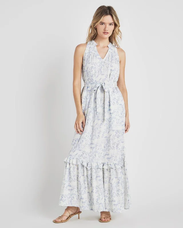 Printed Abstract Women Dress for a Modern and Artistic AppealWatercolor Bloom Dress
