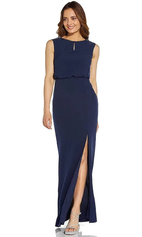 Adrianna Papell AP1E208964 - Sleeveless Jewel Neck Formal Dress