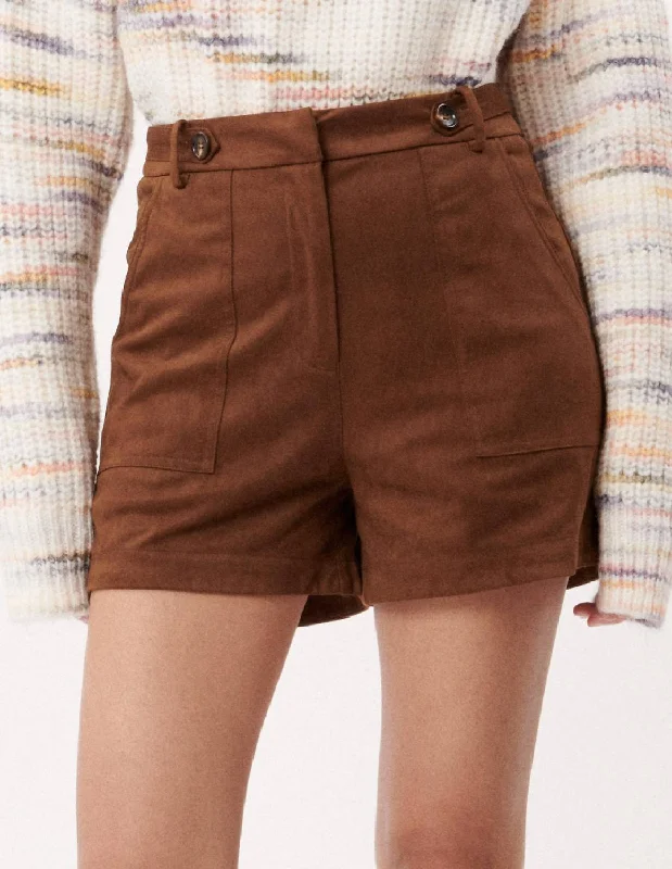 Jeanette Women Shorts with a Soft and Comfortable FeelAndree Shorts In Marron Glace