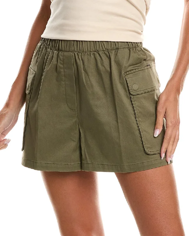 Solid Color Women Shorts in Bright Hues for a Bold StatementATM Anthony Thomas Melillo Twill Cargo Short