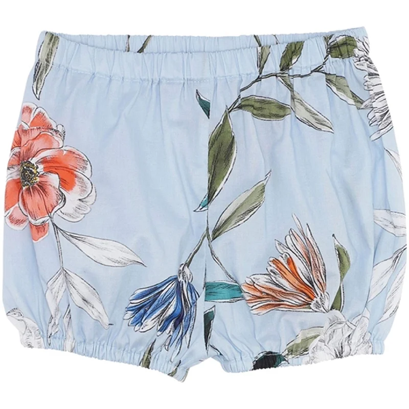 Denim Women Shorts with Distressed Details for a Casual VibeChristina Rohde 819 Shorts Blue Floral
