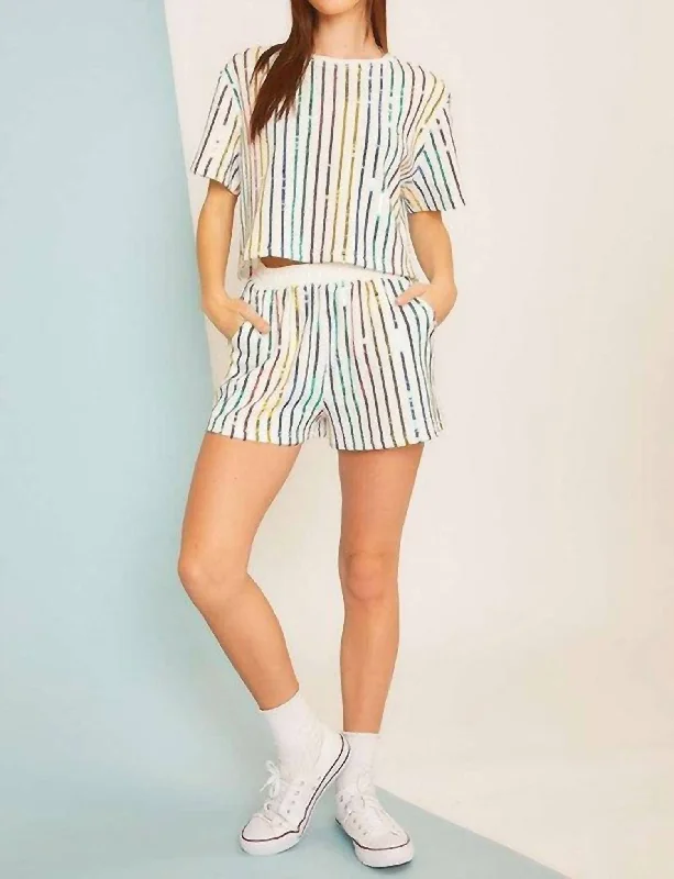Solid Color Women Shorts in Bright Hues for a Bold StatementDazzle Them All Shorts In Grey