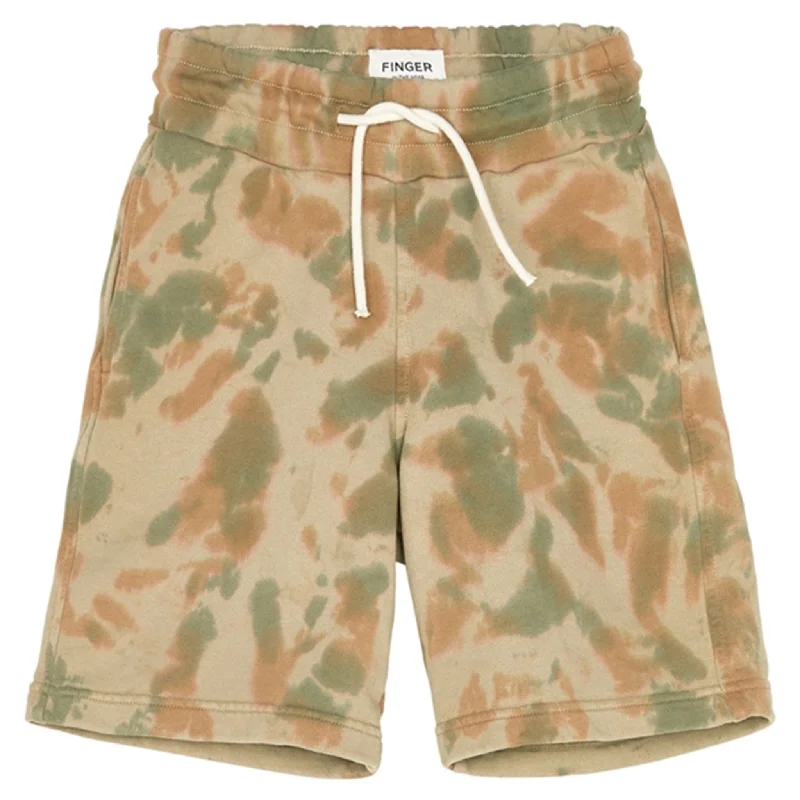 Printed Animal Print Women Shorts for a Wild and Stylish AppearanceFinger In The Nose Dunk Khaki Tie & Dye Bermuda Shorts